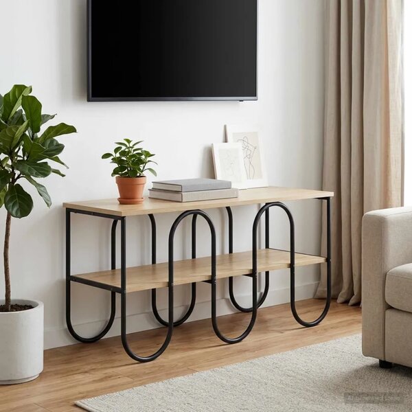 TV stalak 100 x 40 x 50 cm Hrast sonoma Konstruirano drvo - Hrast sonoma 100 x 40 x 50 cm