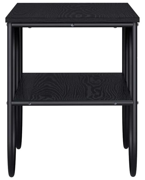 TV stalak 80 x 40 x 50 cm Crni hrast Konstruirano drvo - Crni hrast 80 x 40 x 50 cm