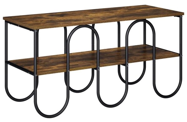 TV stalak 100 x 40 x 50 cm Dimljeni hrast Konstruirano drvo - Dimljeni hrast 100 x 40 x 50 cm