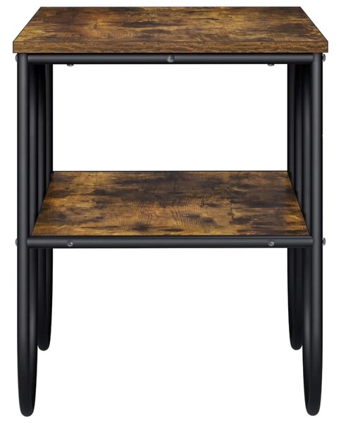TV stalak 80 x 40 x 50 cm Dimljeni hrast Konstruirano drvo - Dimljeni hrast 80 x 40 x 50 cm