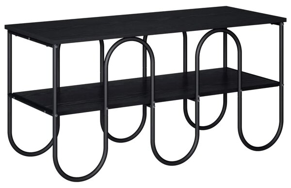 TV stalak 100 x 40 x 50 cm Crni hrast Konstruirano drvo - Crni hrast 100 x 40 x 50 cm