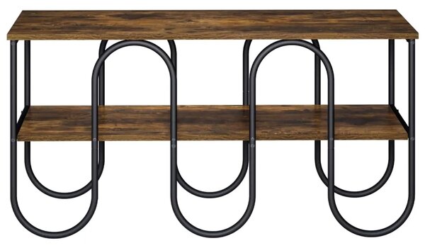 TV stalak 100 x 40 x 50 cm Dimljeni hrast Konstruirano drvo - Dimljeni hrast 100 x 40 x 50 cm