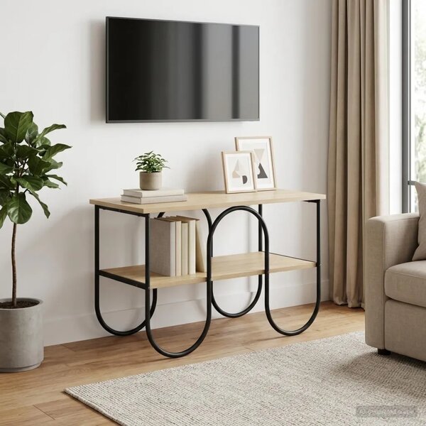 TV stalak 80 x 40 x 50 cm Hrast sonoma Konstruirano drvo - Hrast sonoma 80 x 40 x 50 cm
