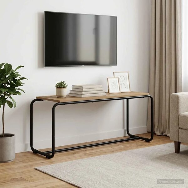TV stalak 98 x 35.5 x 42 cm Hrast artisan Konstruirano drvo - Hrast artisan 98 x 35.5 x 42 cm