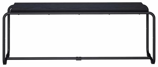 TV stalak 113.5 x 35.5 x 42 cm Crni hrast Konstruirano drvo - Crni hrast 113.5 x 35.5 x 42 cm