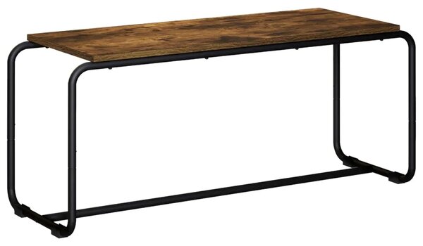 TV stalak 98 x 35.5 x 42 cm Dimljeni hrast Konstruirano drvo - Dimljeni hrast 98 x 35.5 x 42 cm