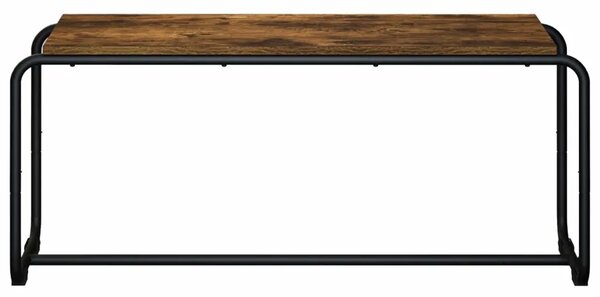 TV stalak 98 x 35.5 x 42 cm Dimljeni hrast Konstruirano drvo - Dimljeni hrast 98 x 35.5 x 42 cm