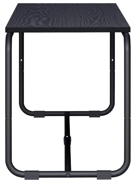 TV stalak 113.5 x 35.5 x 42 cm Crni hrast Konstruirano drvo - Crni hrast 113.5 x 35.5 x 42 cm