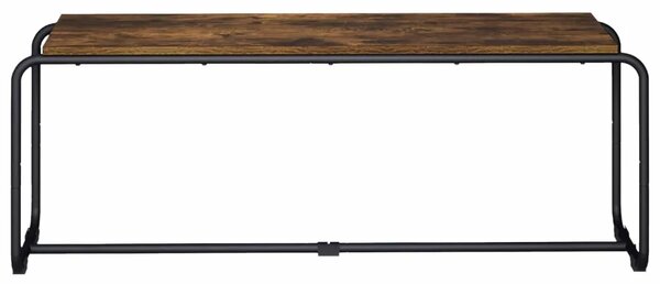 TV stalak 113.5 x 35.5 x 42 cm Dimljeni hrast Konstruirano drvo - Dimljeni hrast 113.5 x 35.5 x 42 cm