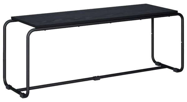 TV stalak 113.5 x 35.5 x 42 cm Crni hrast Konstruirano drvo - Crni hrast 113.5 x 35.5 x 42 cm