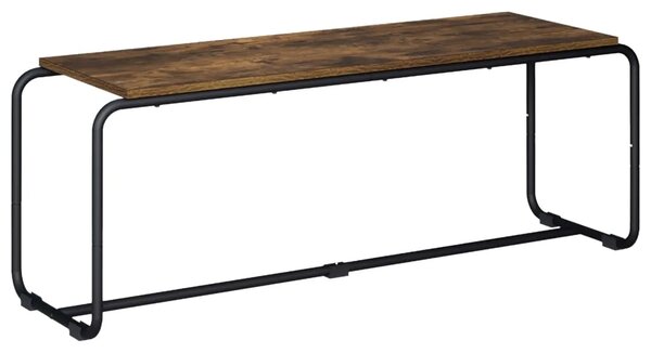 TV stalak 113.5 x 35.5 x 42 cm Dimljeni hrast Konstruirano drvo - Dimljeni hrast 113.5 x 35.5 x 42 cm