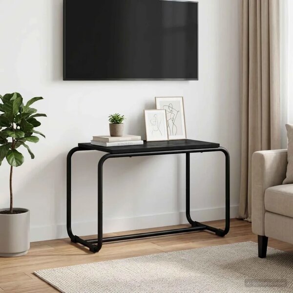 TV stalak 60 x 35.5 x 42 cm Crni hrast Konstruirano drvo - Crni hrast 60 x 35.5 x 42 cm