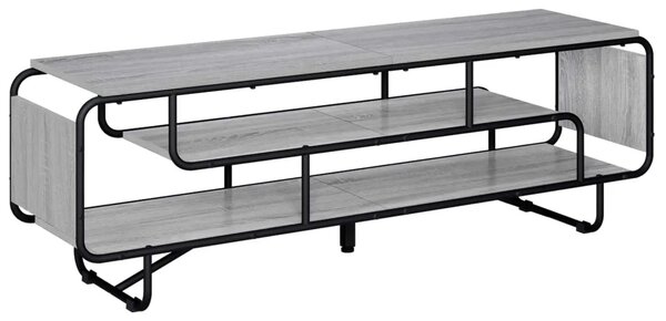 TV stalak 140 x 36 x 45 cm Siva Sonoma Konstruirano drvo - Siva Sonoma 140 x 36 x 45 cm