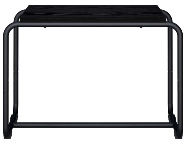 TV stalak 60 x 35.5 x 42 cm Crni hrast Konstruirano drvo - Crni hrast 60 x 35.5 x 42 cm