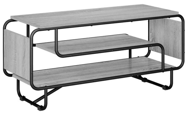 TV stalak 98 x 36 x 45 cm Siva Sonoma Konstruirano drvo - Siva Sonoma 98 x 36 x 45 cm