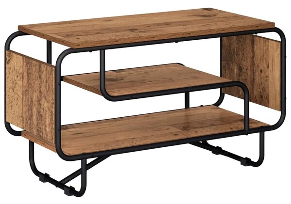 TV stalak 80 x 36 x 45 cm Staro drvo Konstruirano drvo - Staro drvo 80 x 36 x 45 cm