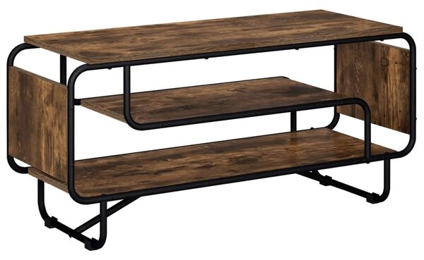 TV stalak 98 x 36 x 45 cm Dimljeni hrast Konstruirano drvo - Dimljeni hrast 98 x 36 x 45 cm