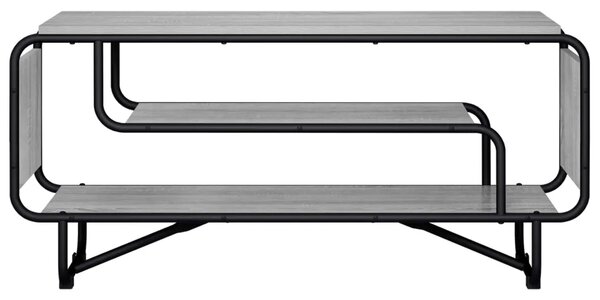TV stalak 98 x 36 x 45 cm Siva Sonoma Konstruirano drvo - Siva Sonoma 98 x 36 x 45 cm