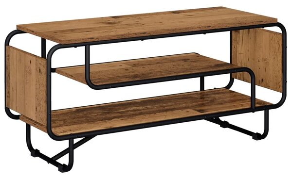 TV stalak 98 x 36 x 45 cm Staro drvo Konstruirano drvo - Staro drvo 98 x 36 x 45 cm