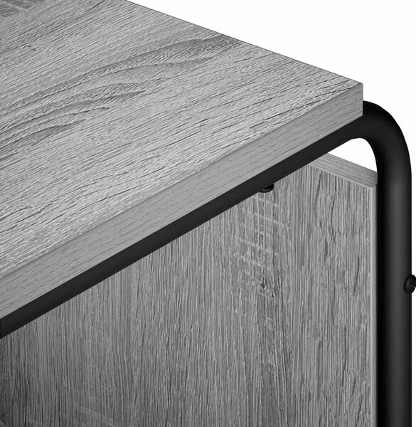 TV stalak 80 x 36 x 45 cm Siva Sonoma Konstruirano drvo - Siva Sonoma 80 x 36 x 45 cm