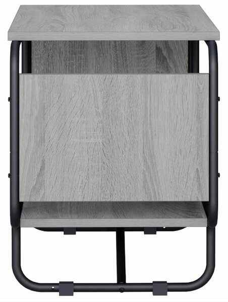 TV stalak 80 x 36 x 45 cm Siva Sonoma Konstruirano drvo - Siva Sonoma 80 x 36 x 45 cm