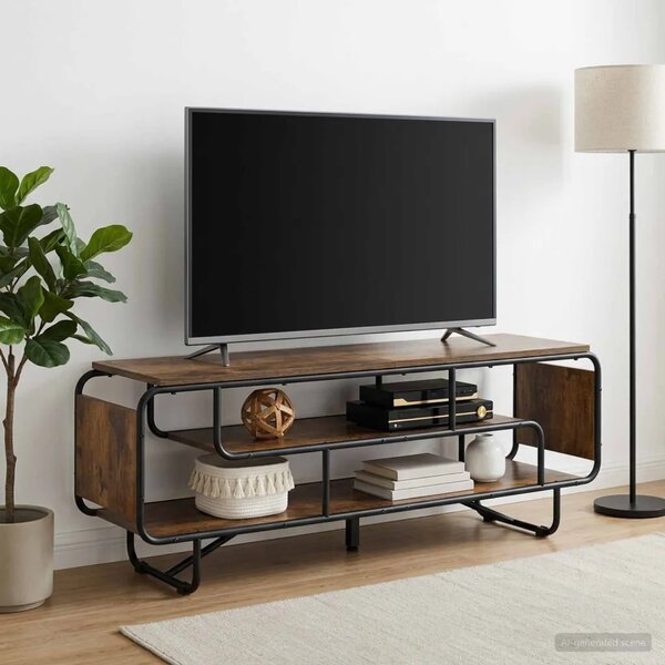 TV stalak 140 x 36 x 45 cm Dimljeni hrast Konstruirano drvo - Dimljeni hrast 140 x 36 x 45 cm