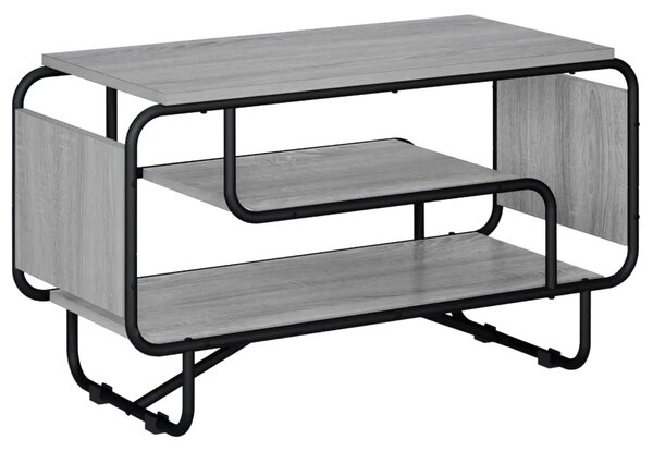 TV stalak 80 x 36 x 45 cm Siva Sonoma Konstruirano drvo - Siva Sonoma 80 x 36 x 45 cm