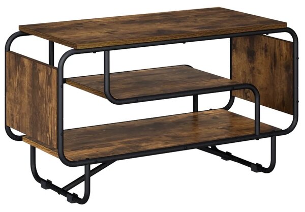 TV stalak 80 x 36 x 45 cm Dimljeni hrast Konstruirano drvo - Dimljeni hrast 80 x 36 x 45 cm