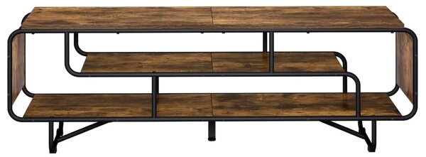 TV stalak 140 x 36 x 45 cm Dimljeni hrast Konstruirano drvo - Dimljeni hrast 140 x 36 x 45 cm