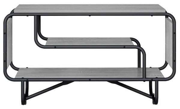 TV stalak 80 x 36 x 45 cm Siva Sonoma Konstruirano drvo - Siva Sonoma 80 x 36 x 45 cm