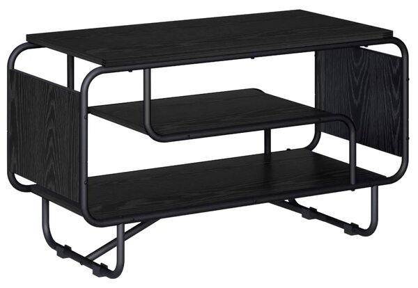 TV stalak 80 x 36 x 45 cm Crni hrast Konstruirano drvo - Crni hrast 80 x 36 x 45 cm