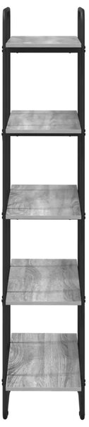 Polica 5 razina 60 x 35 x 175 5 cm PB Siva Sonoma - Siva Sonoma 60 x 35 x 175 5 cm