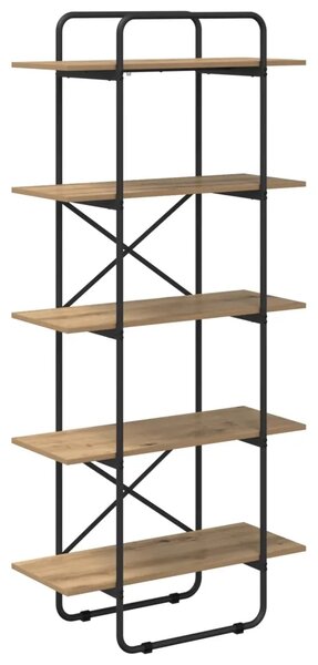 Polica 5 razina 60 x 35 x 175 5 cm PB Hrast artisan - Hrast artisan 60 x 35 x 175 5 cm