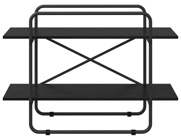 Polica 2 razina 100 x 35 x 70 cm PB Crni hrast - Crni hrast 100 x 35 x 70 cm
