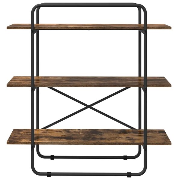 Polica 3 razina 100 x 35 x 105 cm PB Dimljeni hrast - Dimljeni hrast 100 x 35 x 105 cm