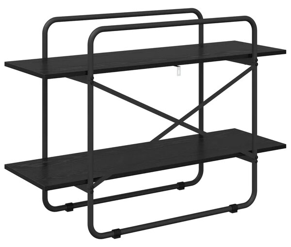 Polica 2 razina 100 x 35 x 70 cm PB Crni hrast - Crni hrast 100 x 35 x 70 cm