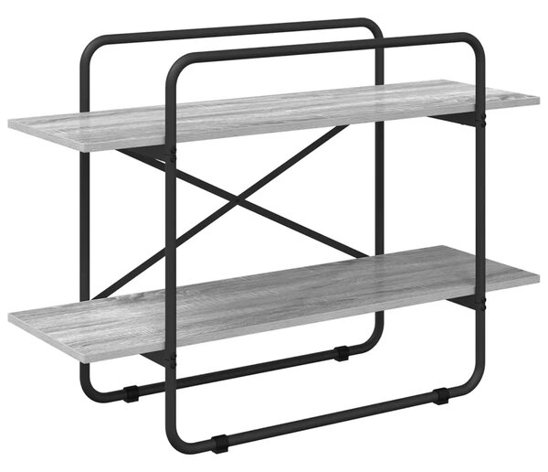 Polica 2 razina 100 x 35 x 70 cm PB Siva Sonoma - Siva Sonoma 100 x 35 x 70 cm
