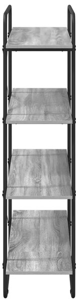 Polica 4 razina 100 x 35 x 140 cm PB Siva Sonoma - Siva Sonoma 100 x 35 x 140 cm