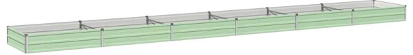 Povišeni vrtni krevet Pastelno zelena 600 x 80 x 24 cm - 600 x 80 x 24 cm Pastelno zelena