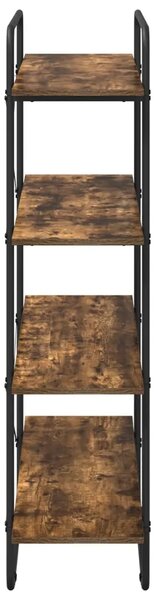 Polica 4 razina 100 x 35 x 140 cm PB Dimljeni hrast - Dimljeni hrast 100 x 35 x 140 cm