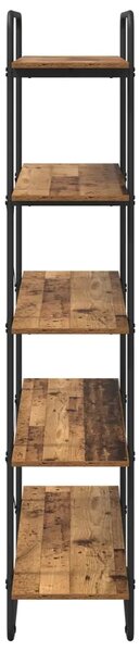 Polica 5 razina 100 x 35 x 175 5 cm PB Drvo hrasta - Staro drvo 100 x 35 x 175 5 cm