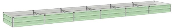 Povišeni vrtni krevet Pastelno zelena 480 x 80 x 24 cm - 480 x 80 x 24 cm Pastelno zelena