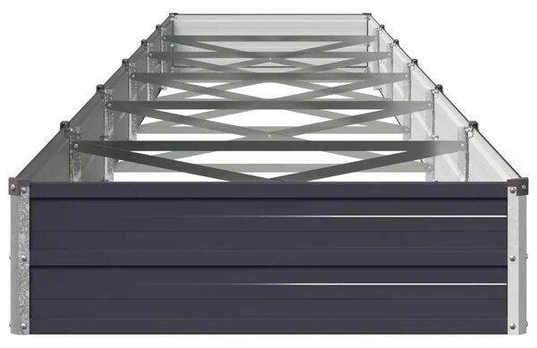 Povišeni vrtni krevet Antracit 600 x 80 x 24 cm - 600 x 80 x 24 cm Antracit