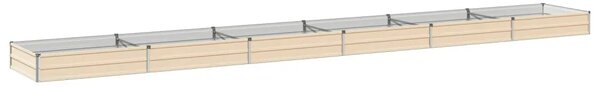 Povišeni vrtni krevet Slonovača 600 x 80 x 24 cm - 600 x 80 x 24 cm Slonovača