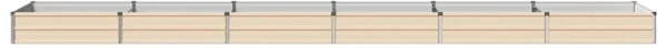 Povišeni vrtni krevet Slonovača 480 x 80 x 24 cm - 480 x 80 x 24 cm Slonovača