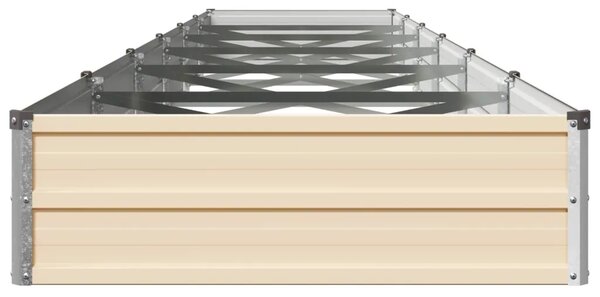 Povišeni vrtni krevet Slonovača 480 x 80 x 24 cm - 480 x 80 x 24 cm Slonovača