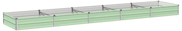 Povišeni vrtni krevet Pastelno zelena 400 x 80 x 24 cm - 400 x 80 x 24 cm Pastelno zelena