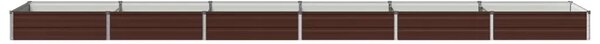Povišeni vrtni krevet Smeđa 480 x 80 x 24 cm - 480 x 80 x 24 cm Smeđa