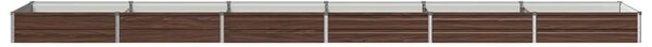 Povišeni vrtni krevet Crna 480 x 80 x 24 cm - 480 x 80 x 24 cm Crna