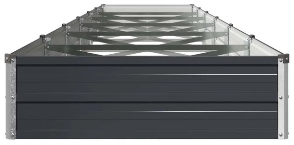 Povišeni vrtni krevet Antracit 480 x 80 x 24 cm - 480 x 80 x 24 cm Antracit